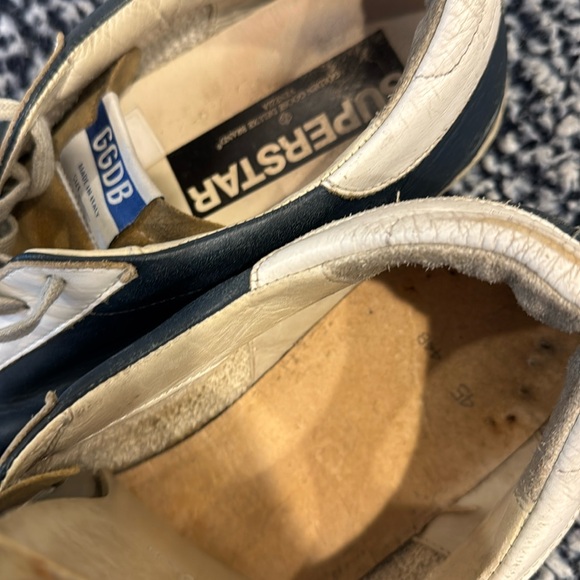 Golden Goose Superstar - leather - blue, tan & white design - have been re-soled - Picture 9 of 12